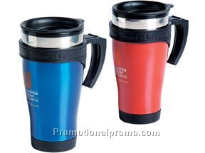 Vibrant color stainless steel mug - 16 oz.