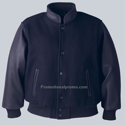 Youth Melton and Leather Jacket