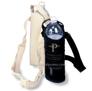 insulated bottle bag - natural