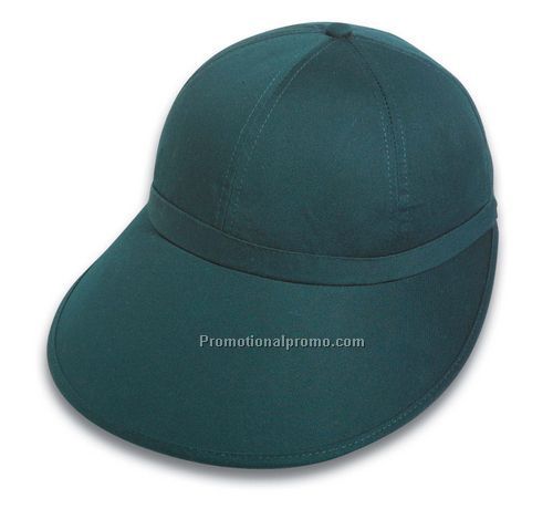 premium cotton twill wide brim ladies sport cap