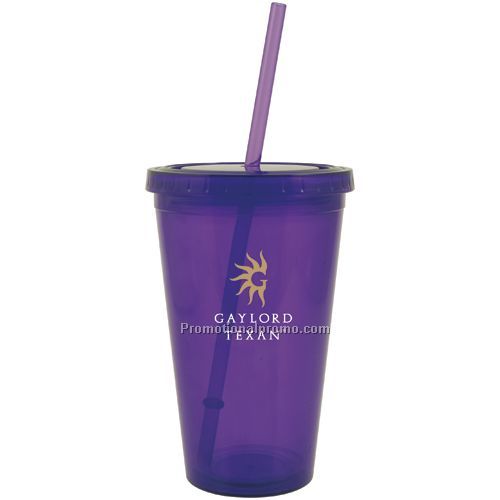 spirit tumbler - 16 oz - purple