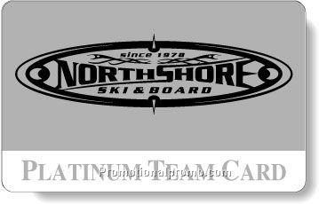 .025 White Polystyrene-alloy Wallet Cards / with clear lamination on both sides