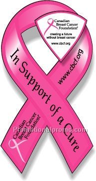 .035 white Ribbon Magnet