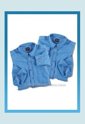 100% Cotton Stonewashed Promo Denim Shirt