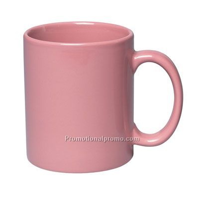 11 OZ. COLORED STONEWARE MUG WITH C-HANDLE-Colors