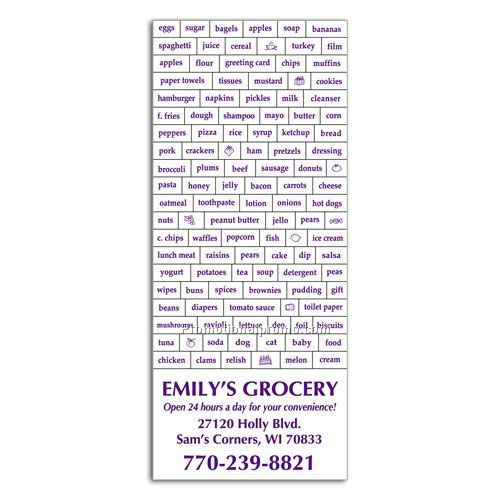 116 Magnetic words w/Business Card Magnet-8 1/4