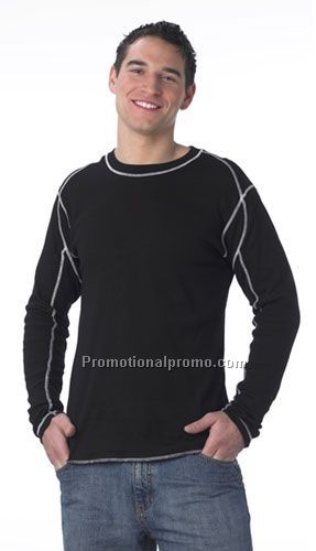 1X1 Baby Rib Long Sleeve with Cover Stitch