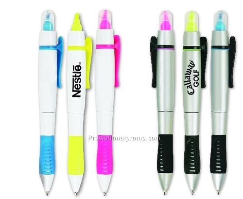 2 IN 1 PEN & HIGHLIGHTER COMBO