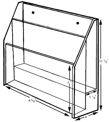 2-Pocket Brochure Holder