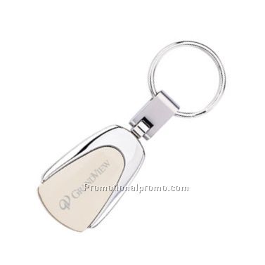 2-Tone Droplet Key Ring