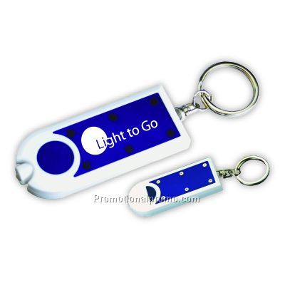2-Tone Keychain Light - Blue