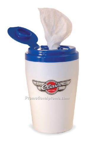25 ct Antibacterial Cupholder Wet Wipes