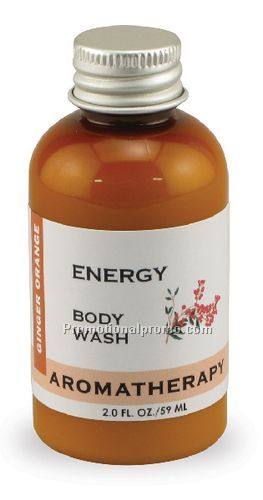 2oz Ginger Orange Energy Aromatherapy Body Wash