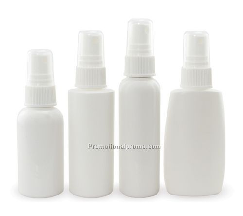 2oz White Cylinder Spray Bottle