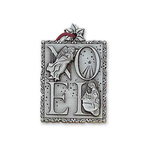 3D Solid Pewter Ornament