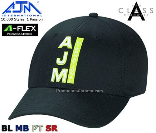 A-CLASS Constructed Contour A-FLEX Style. Cotton Drill/Spandex, 6 Panel Caps
