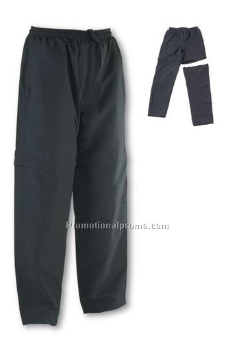 ADULT Unisex Zip Off Convertible Warm-up Pant