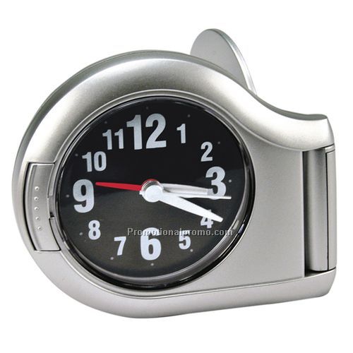 ALARM CLOCK WITH AUTO OPEN FEATURE