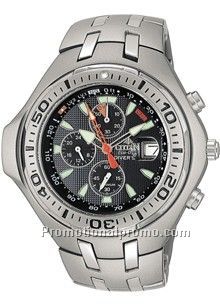 AQUALAND - Men's Eco-Drive Aqualand Bracelet Black Dial - Titanium