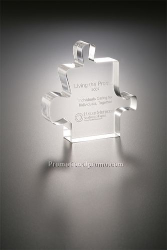 Acrylic Puzzle Piece Paperweight