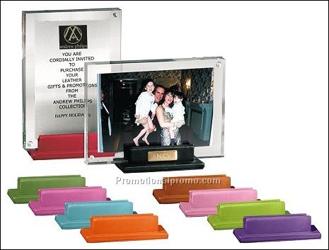 Acrylic and Leather Picture Frame