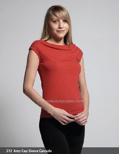 Amy Cap Sleeve Cascade