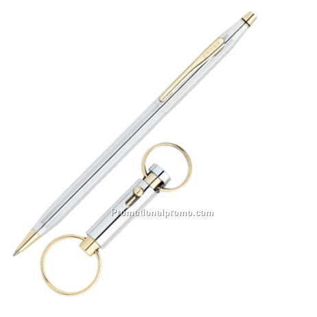 Ballpoint Pen with Key Ring Set