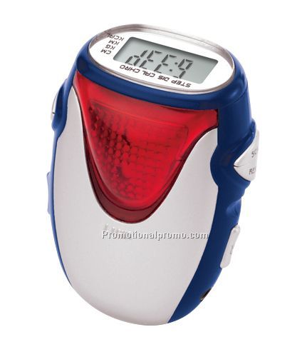 Blinking Light Pedometer/Radio