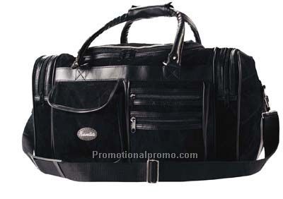 Brushed Leather Duffel Bag - Printed