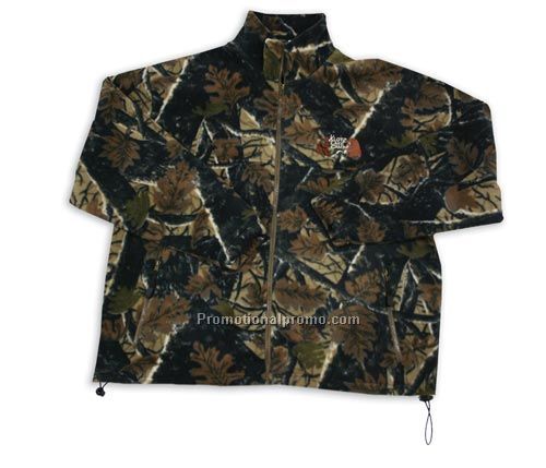 CAMOUFLAGE POLY FLEECE JACKET