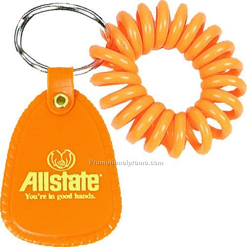 COIL WRIST BRACELET WITH TAG