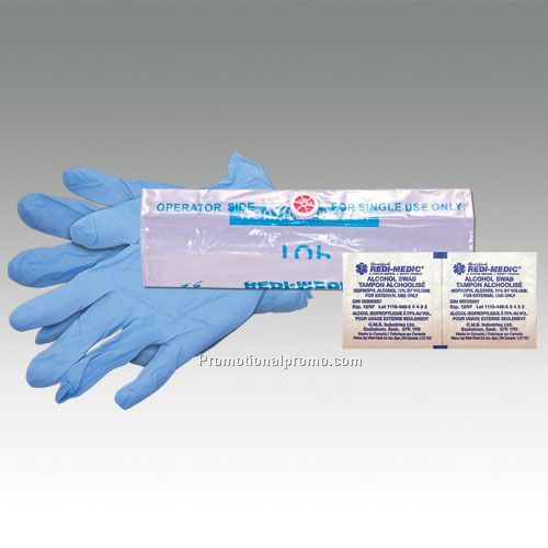 CPR Key Ring w/Latex Gloves Key 2 Refills