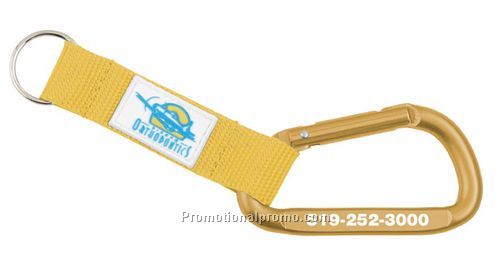 Carabiners with PVC patch - Mini