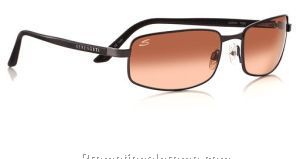 Carini - Satin Medium Gun/Black Horn Frame Drivers Gradient Lens