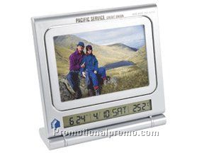 Clock picture frame - thermometer & dry erase board