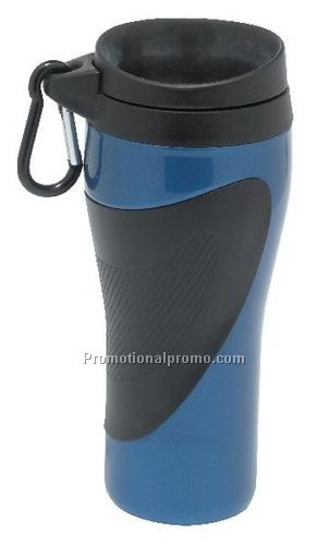 Corona Travel Tumbler, Stainless Steel Lined Blue Outer, 16 oz