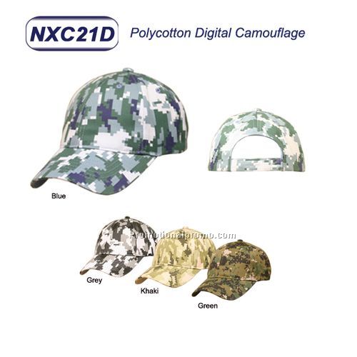 Digital Camouflage Cap