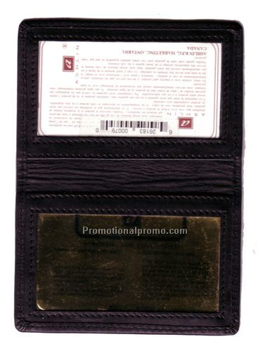 Double I.D. PASS HOLDER / Lambskin Napa / Black