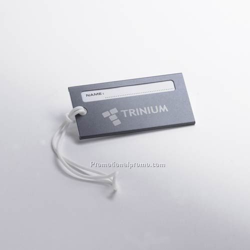 EXECUTIVE LUGGAGE TAG-GUNMETAL