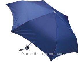 Folding mini umbrella in silver color case - 43"
