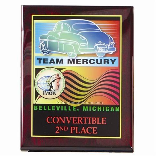 Four Color Process Screen Printed Award - 9