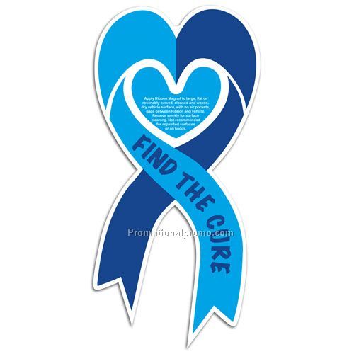 Heart Car Sign Ribbon Magnet