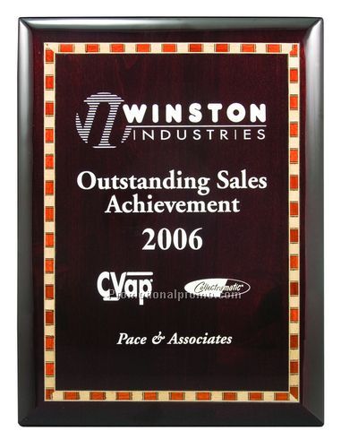 Inlay Award with Laser Imprint