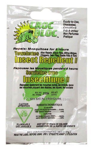 Insect Repellent Towelette W/ Deet