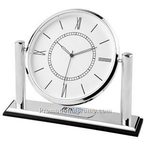 Jumbo Face Brass Clock