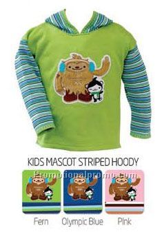 Kids Mascot Striped Hoody