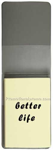 Large sticky note pad with standard vinyl cover