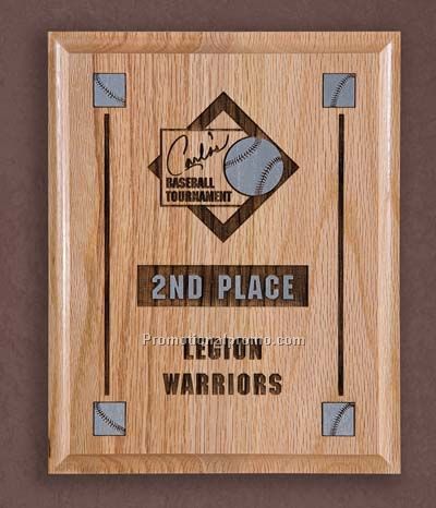 Laser Positive Plaques - Oak