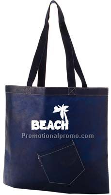 Light Tote Bag - Blue/Printed