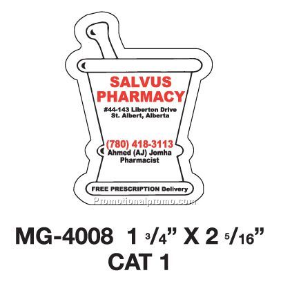 Magnet Stock Shape Pharmacy